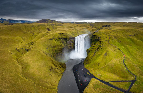 Above Skogafoss